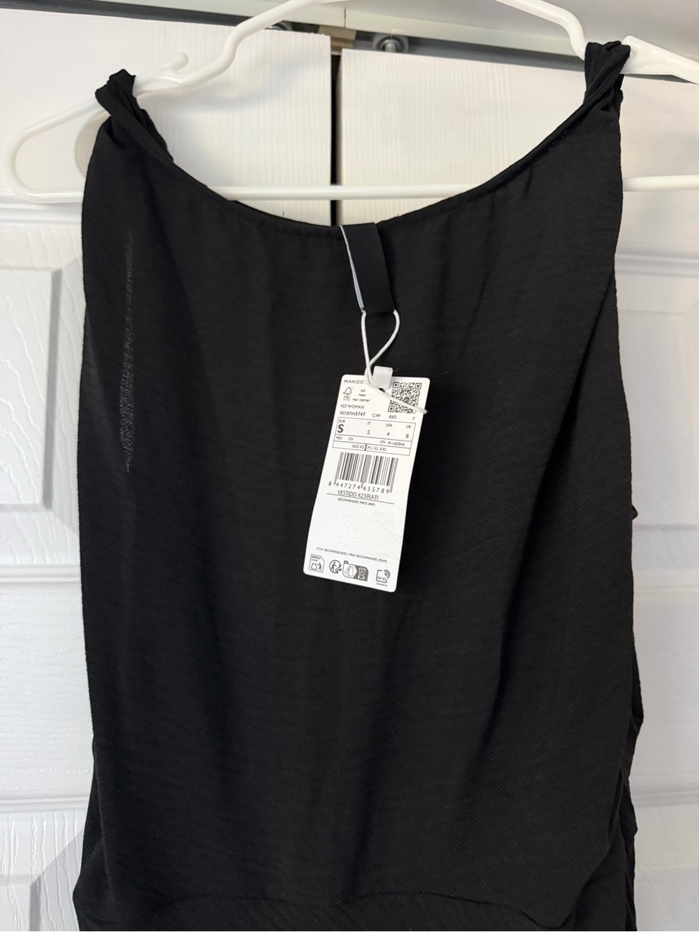 Mango Black Maxi Slip Dress - Picture 4 of 4